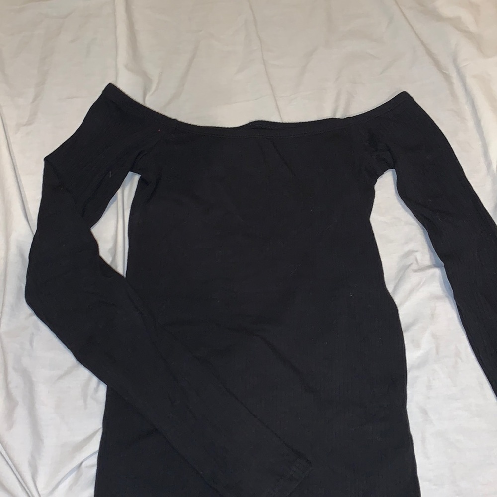 Hollister off the shoulder slim tee